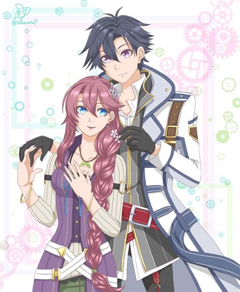 emma trails of cold steel|rean and emma.